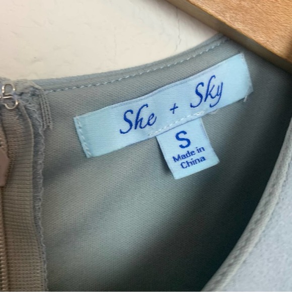 She + Sky Mini Dress - Picture 5 of 8